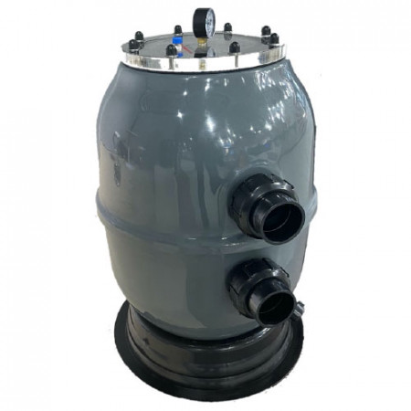 Фильтр для бассейна Piarpi Classical d.930 мм, 33 м³/ч, бок.подкл. 63 / 2", прозрачным верхним люком, без вентиля