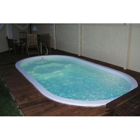 Композитный бассейн "Legato" 520 х 280 х 140  см  глубиной 140 см, овал морозоустойчивый