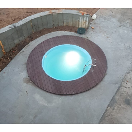 Композитный бассейн "Rondo" 350 х 350 х 170  см  глубиной 170 см, круг морозоустойчивый