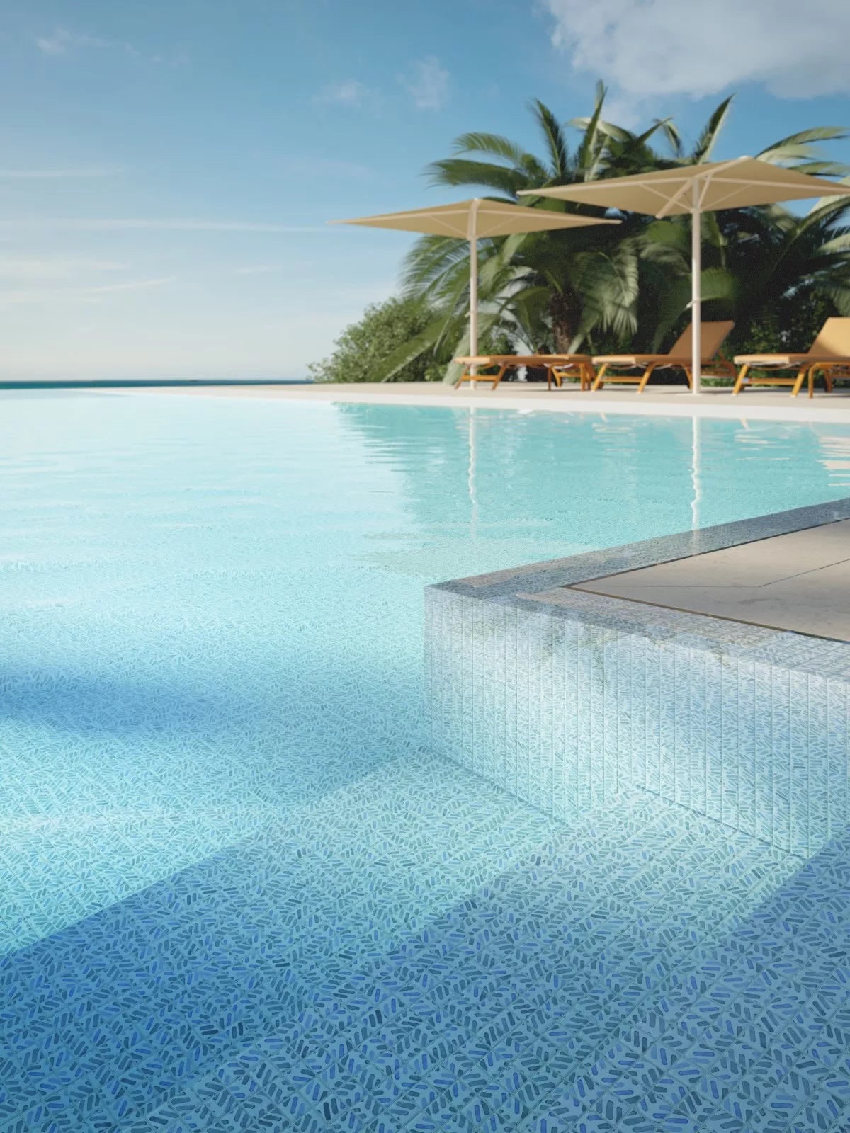 Стеклянная мозаичная смесь Ezarri Aquarelle Strokes 25