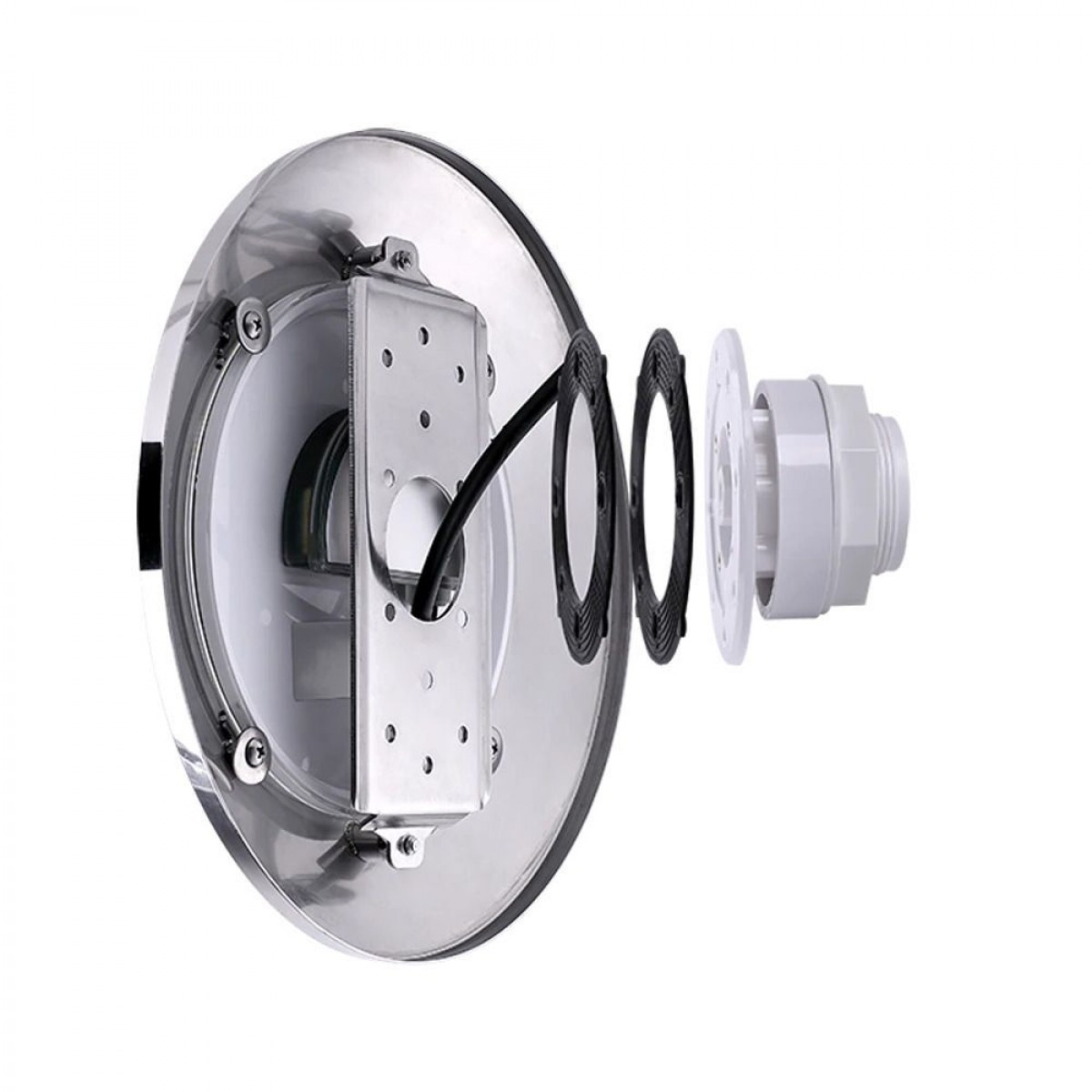 Прожектор светодиодный HJ-WM-SS270FGV, 252led 18W RGB (AISI-316)