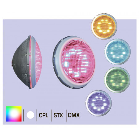 Лампа светодиодная CCEI Eolia Brio, RGB +W, 12 В, 30 Вт, 1100 лм, 120 °, PAR56 (PF10R200)
