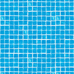 Пленка Cefil Gres мозаика голубая (25,2 м) (рулон 1.65 х 25.2 м)